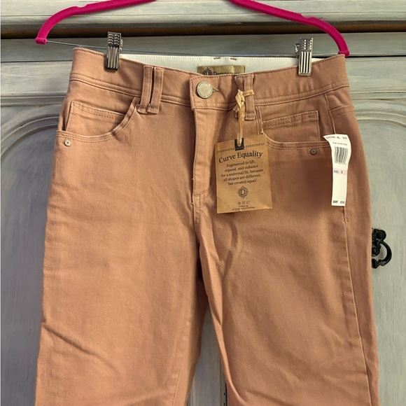 Democracy Ab Technology Umber Slim Straight Jeans Slimming Flattering Lifting - Picture 5 of 9